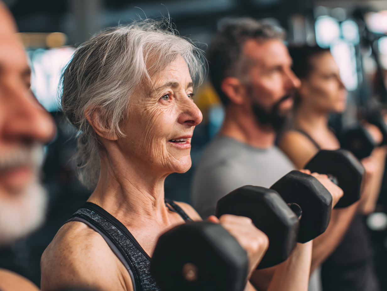 Žena cvičí jógu - rovnováha a flexibilita